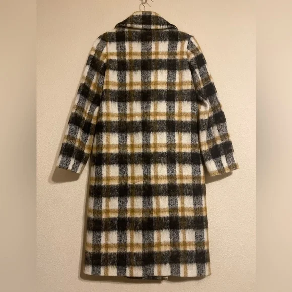 Sand Copenhagen Clareta‎ Plaid Coat